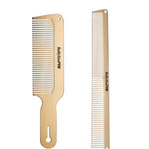 BabylissPRO GOLDFX Metal Comb 2-Pack