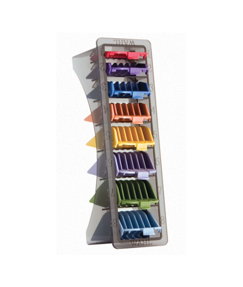 Wahl Colored Guard Comb Organizer 8 pk #1-8