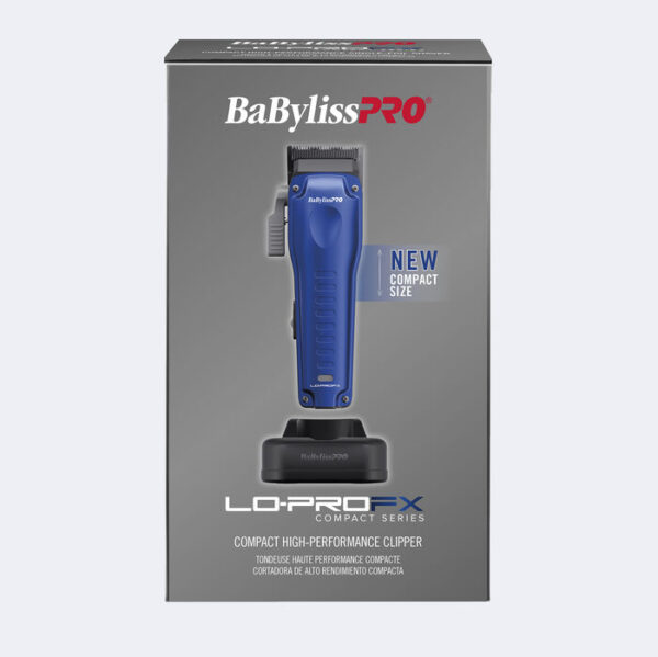BaBylissPRO Lo-ProFX Compact Series Clipper - Blue - Image 4