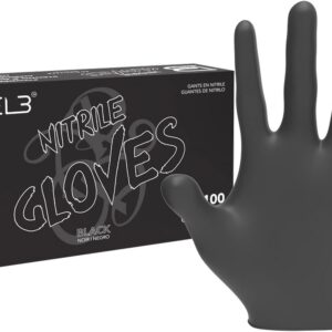 Level3 Black Nitrile Gloves